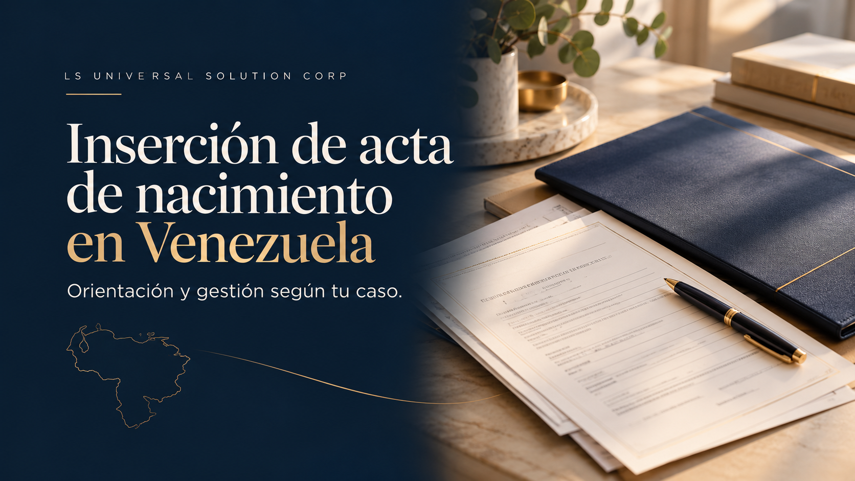 Inserción de acta de nacimiento en Venezuela: orientación y gestión según tu caso